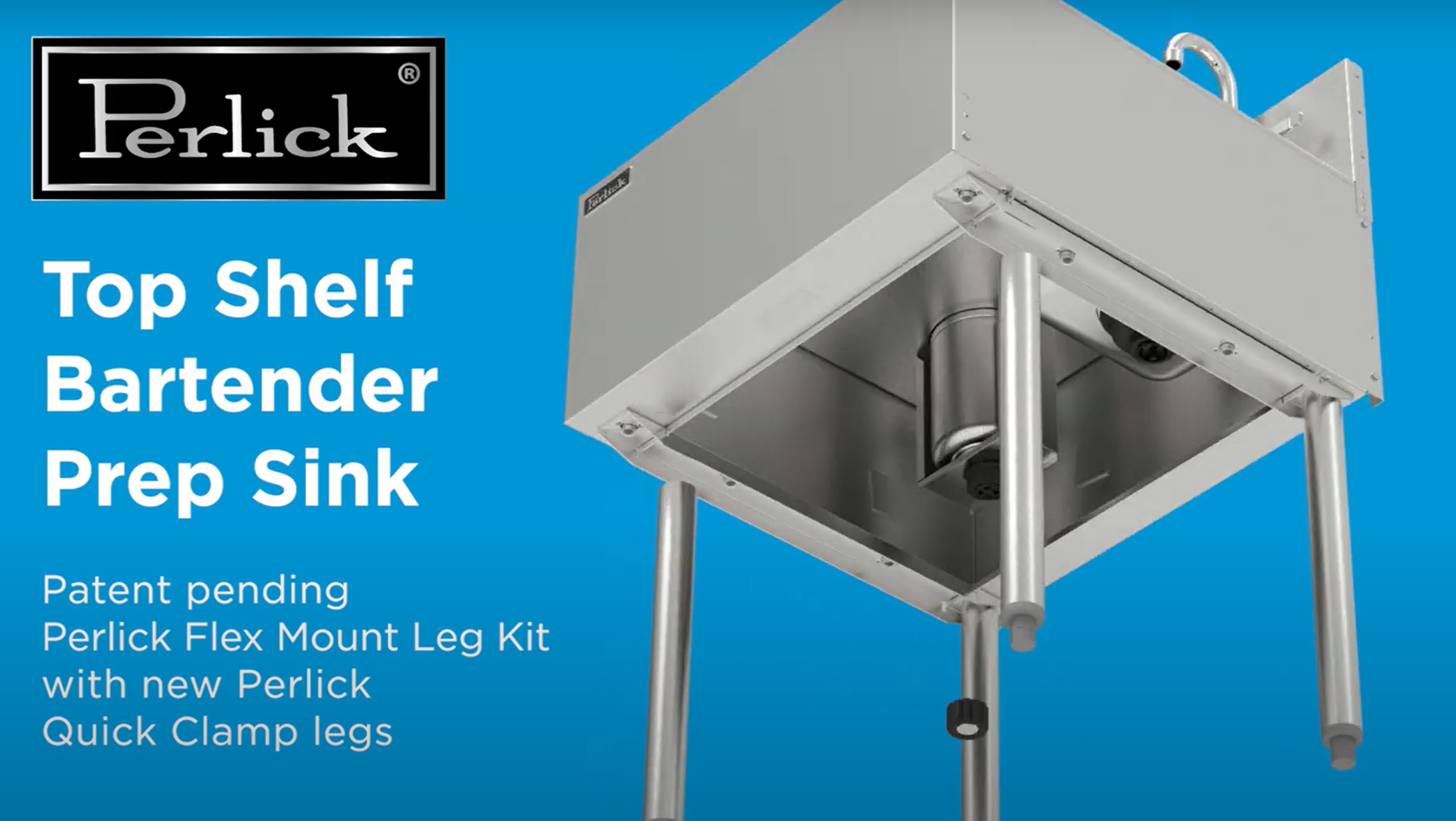 Configure Your Prep Sink with Perlick's New Back Bar Solution